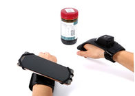 Găng tay không dây Máy quét mã vạch Laser Đầu đọc mã vạch Laser 1D 2D QR có thể đeo được Mã vạch quét