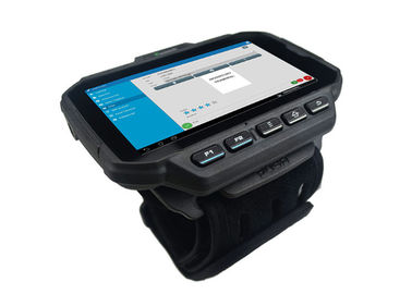 Máy tính cầm tay có thể gắn trên cổ tay Scanner Máy quét mã vạch đeo được Android
