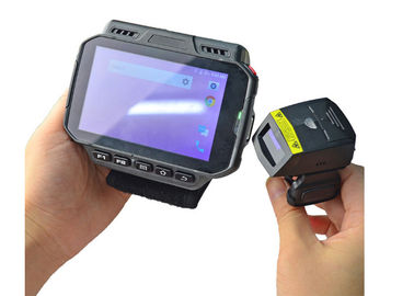 Máy tính cầm tay có thể gắn trên cổ tay Scanner Máy quét mã vạch đeo được Android