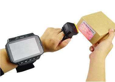 Máy tính cầm tay có thể gắn trên cổ tay Scanner Máy quét mã vạch đeo được Android