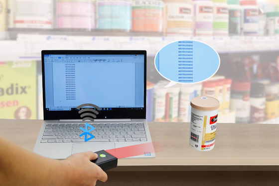 Máy quét mã vạch tự động 1D 2D Trình đọc mã qr trên máy tính để bàn cho Thư viện Store